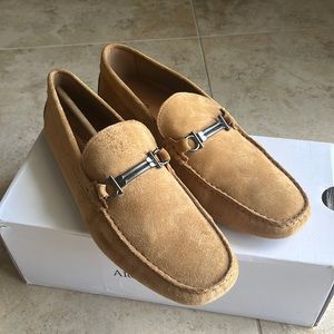 AldoTan Suede driving loafers